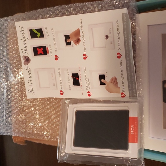 Thumbprint keepsake photo frame - Picture 5 of 6